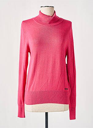 Pull coupe cintrée manches longues rose AGATHE & LOUISE femme