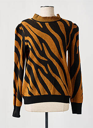 Pull resserrée sur le bas manches longues beige LE PETIT BAIGNEUR femme