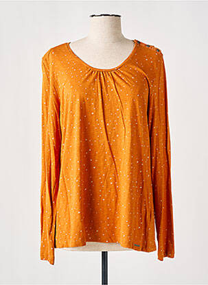Top coupe fluide manches longues orange MAT DE MISAINE femme