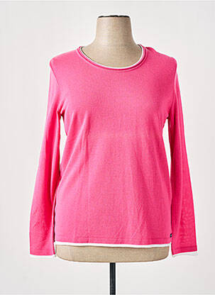 Pull coupe droite manches longues rose CAPTAIN CORSAIRE femme