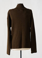 Gilet manches longues marron TROPHEE DU MATELOT pour femme seconde vue
