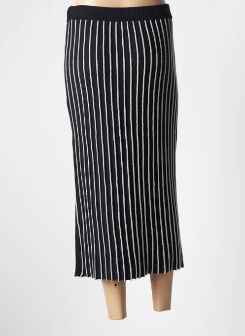 Jupe mi-longue noir AGATHE & LOUISE pour femme