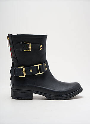 Bottines/boots matière lisse talon plat jusqu'à 3cm noir COLORS OF CALIFORNIA femme