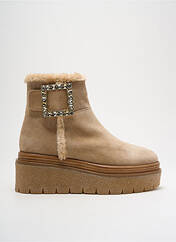 Bottines/Boots beige ALPE pour femme seconde vue
