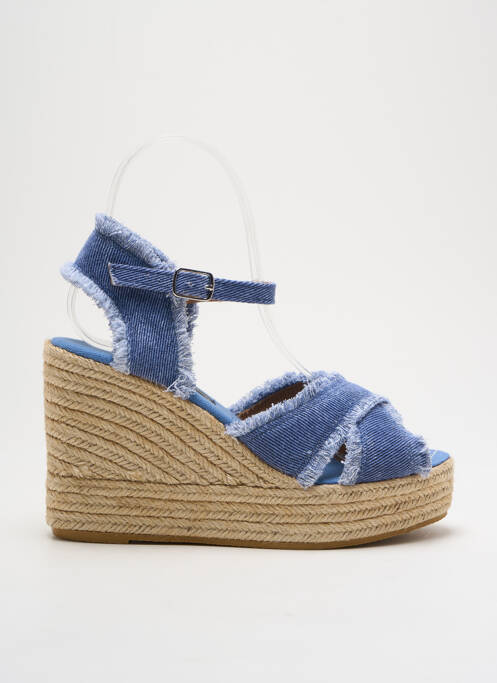 Espadrilles bleu COLORS OF CALIFORNIA pour femme