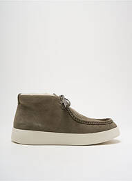 Bottines/boots nubuck bout rond vert BLACKSTONE homme