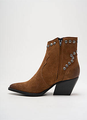 Bottines/boots bout pointu talon de 4 à 6cm marron SEMERDJIAN femme