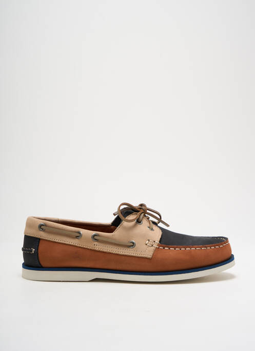 Chaussures bâteau beige PELLET pour homme