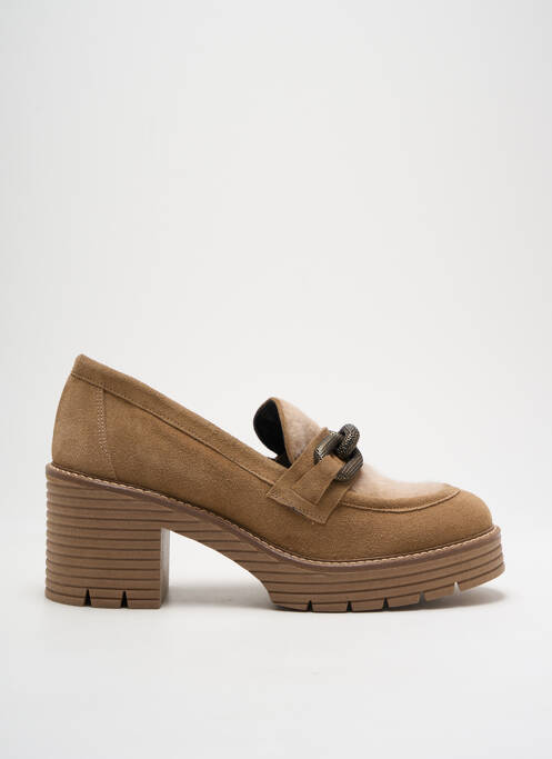 Mocassins beige REGARD pour femme