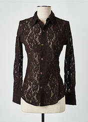 Chemisier marron EQUIPMENT pour femme seconde vue