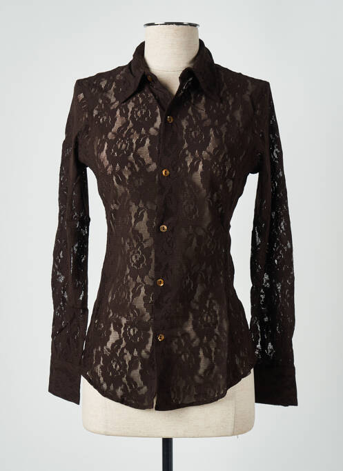 Chemisier marron EQUIPMENT pour femme