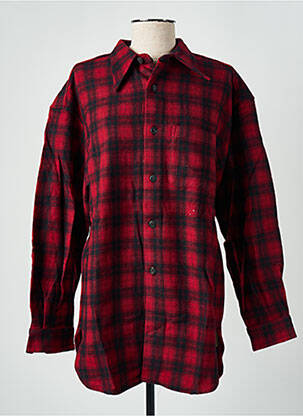 Veste casual coupe droite rouge EQUIPMENT femme