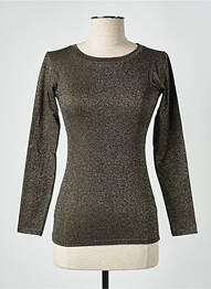 Top stretch manches longues or TEENFLO femme