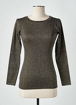 Top stretch manches longues or TEENFLO femme