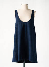 Robe courte sans manche sans manche bleu GRACE & MILA femme