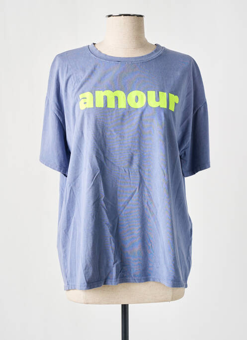 T-shirt bleu ARTY BLUSH pour femme