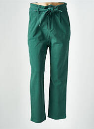 Jeans coupe droite taille haute taille haute vert GRACE & MILA femme