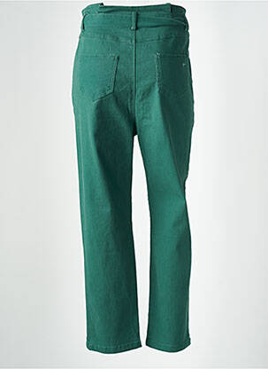 Jeans coupe droite taille haute taille haute vert GRACE & MILA femme