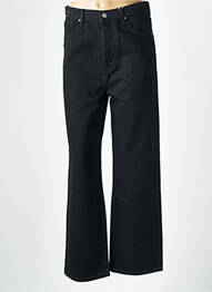 Jeans coupe large stretch taille haute noir ARTLOVE femme