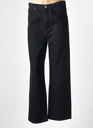 Jeans coupe large stretch taille haute noir ARTLOVE femme