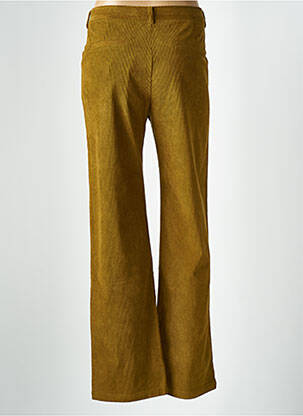 Pantalon droit stretch taille normale vert LA PETITE ETOILE femme