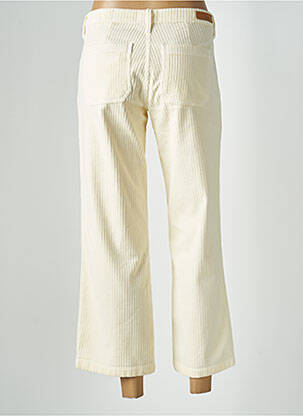 Pantalon 7/8 stretch taille normale beige HAPPY femme