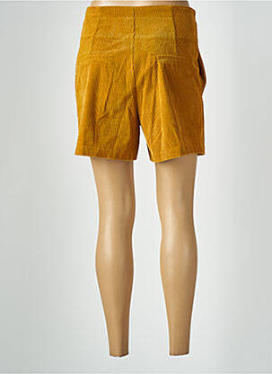 Short taille à pinces taille haute jaune ARTLOVE femme