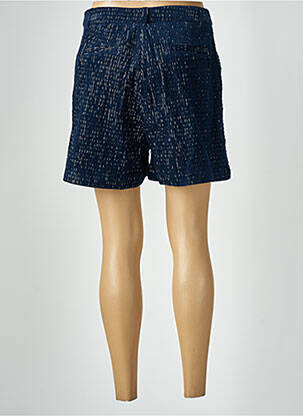 Short taille à pinces taille haute bleu ARTLOVE femme