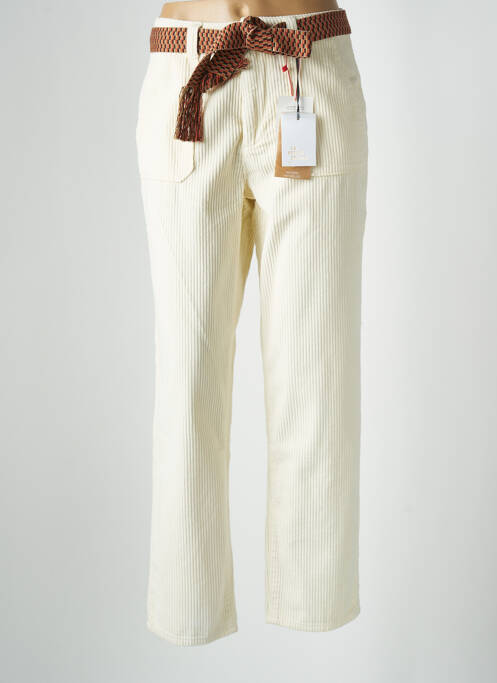 Pantalon chino beige LA PETITE ETOILE pour femme