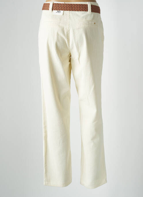 Pantalon chino beige LA PETITE ETOILE pour femme