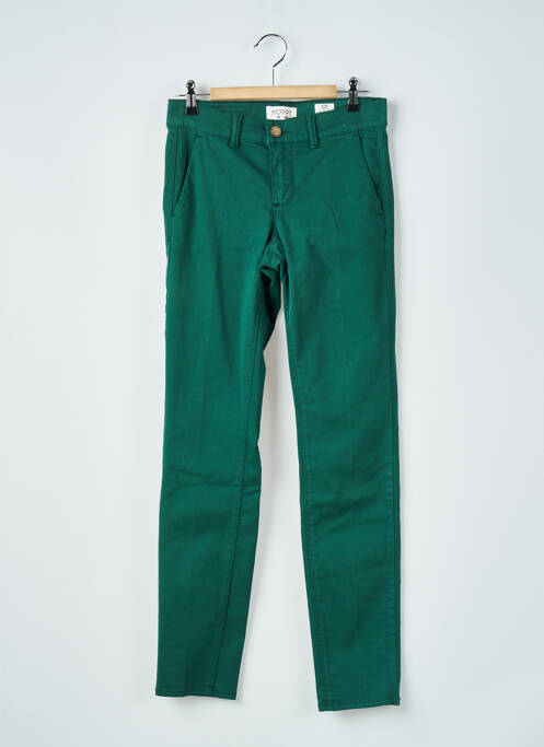 Pantalon chino vert HAPPY pour femme