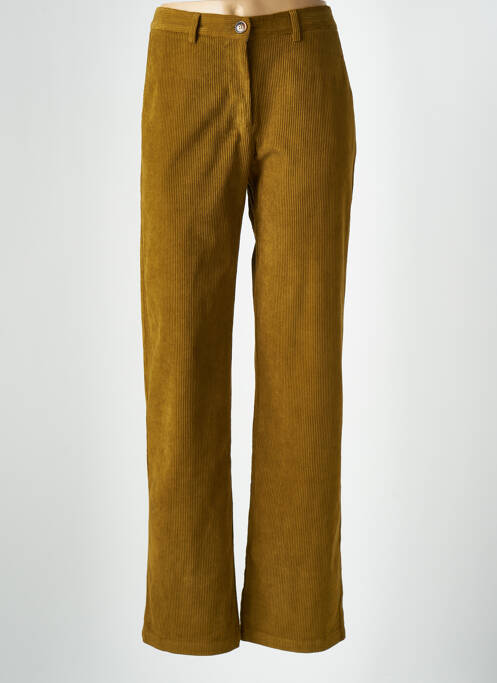 Pantalon droit vert LA PETITE ETOILE pour femme