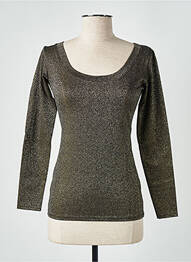 Top stretch manches longues or TEENFLO femme