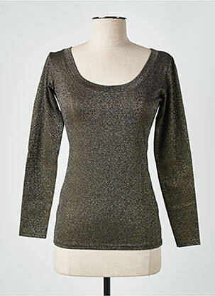 Top stretch manches longues or TEENFLO femme