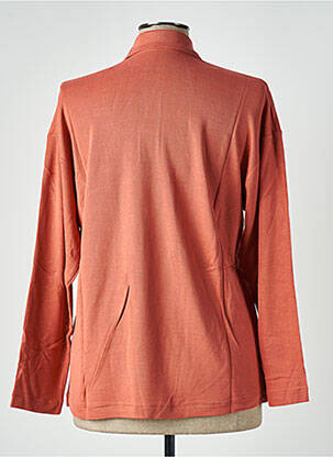 Polo coupe droite manches longues orange EQUIPMENT femme
