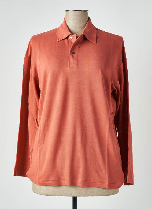 Polo orange EQUIPMENT pour femme