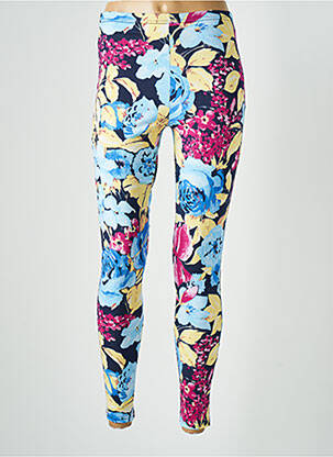 Legging taille haute taille haute bleu MONICA femme