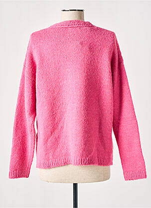 Gilet manches longues stretch rose YERSE femme