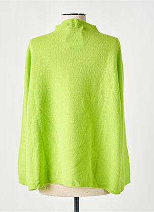Pull coupe cintrée manches longues vert DANIELE FIESOLI femme