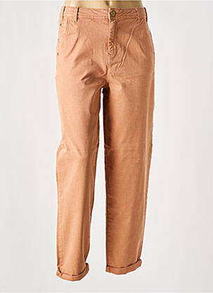 Jean coupe mom stretch taille haute orange SUMMUM femme