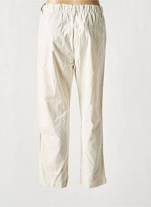 Pantalon droit stretch taille normale beige HOD femme