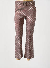 Pantalon 7/8 taille haute taille haute rouge KOCCA femme