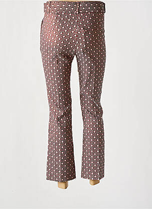 Pantalon 7/8 taille haute taille haute rouge KOCCA femme