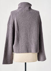 Pull col roulé gris SAMSOE & SAMSOE pour femme seconde vue