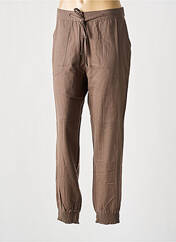 Pantalon droit marron GAI+LISVA pour femme seconde vue
