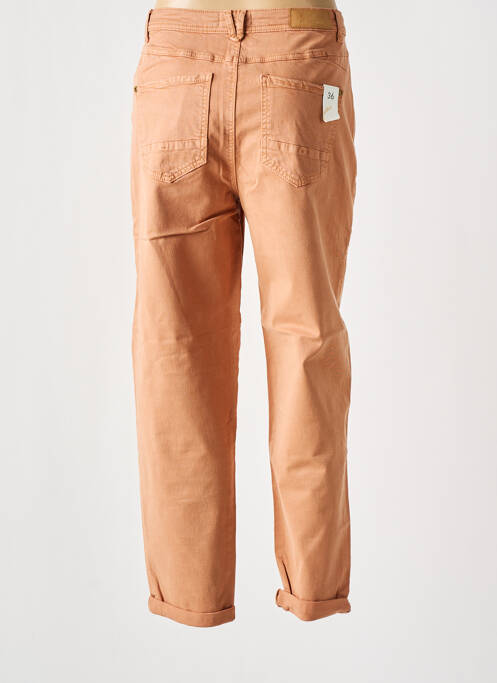 Jean coupe Mom orange SUMMUM femme