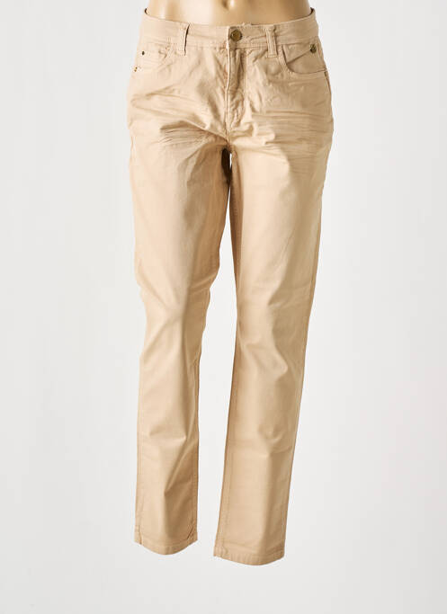 Jeans skinny beige SUMMUM pour femme
