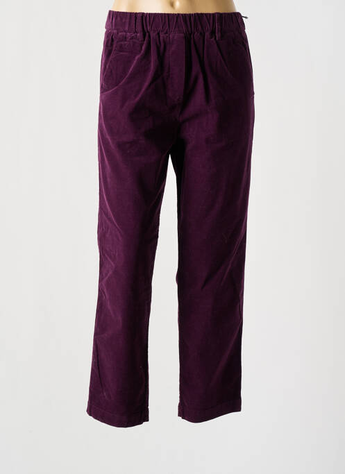 Pantalon droit violet HOD pour femme