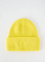 Bonnet jaune SAMSOE & SAMSOE pour femme seconde vue