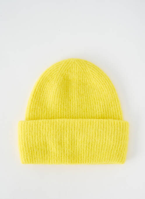 Bonnet jaune SAMSOE & SAMSOE pour femme